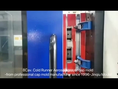 कोल्ड रनर में 8 खोखले 52 मिमी स्प्रे कैप मोल्ड